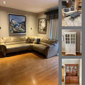 MaxSold Auction: This online auction features exercise equipment, desk, drafting tables, leather sectional sofa, glass top tables, art glass, brass bed, TVs, electric fireplace, spoon collection, BBQ grill, patio furniture, Lladro figurines, small kitchen appliances, lawnmower, All-in-one computers, Dyson fans, Lululemon clothing, fashion jewelry, cedar chest, office supplies, children’s books, chainsaw, power & hand tools, printers, mini fridge, games, craft supplies, sewing machine, storage containers, yard tools, solar lights, tires, skis, and much, much, more!!